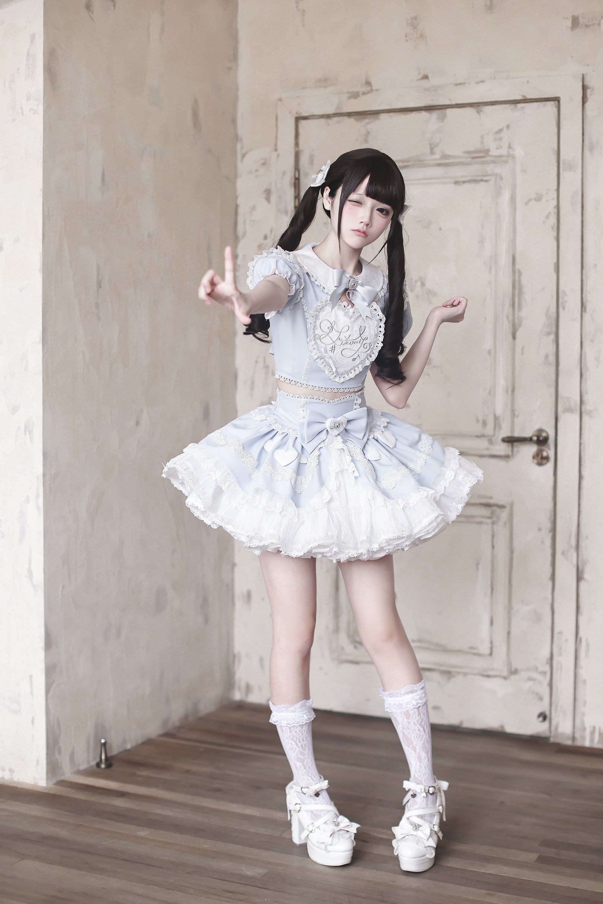 [Limited Edition: June 17] Ryousangata  Love Confession Idol Costume Kawaii Dress