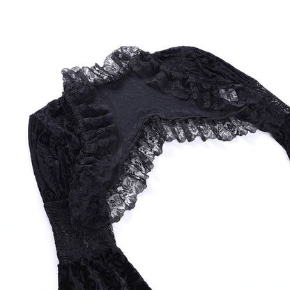 Lolita Gothic Halloween Purple Dress Set LG1016