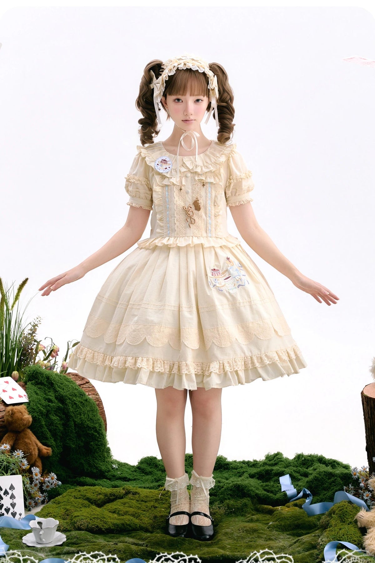 Finding Alice Lolita Original Cute Doll Style OP Dress