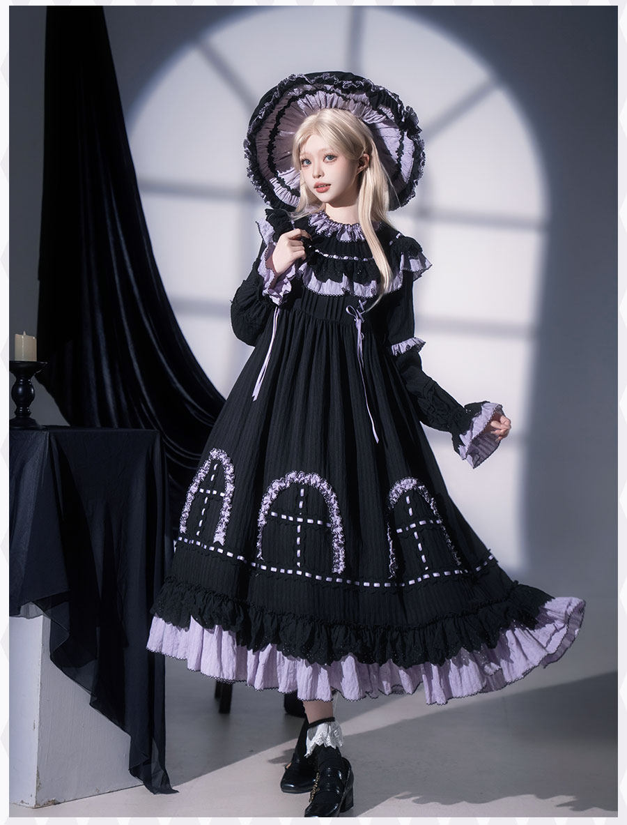 Witch Lilith Lolita Dark Gothic OP Dress