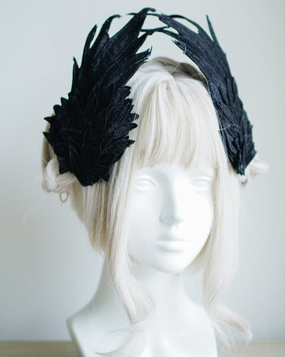 Lolita Gothic Sweet Feather Wing Hair Clip LA1006