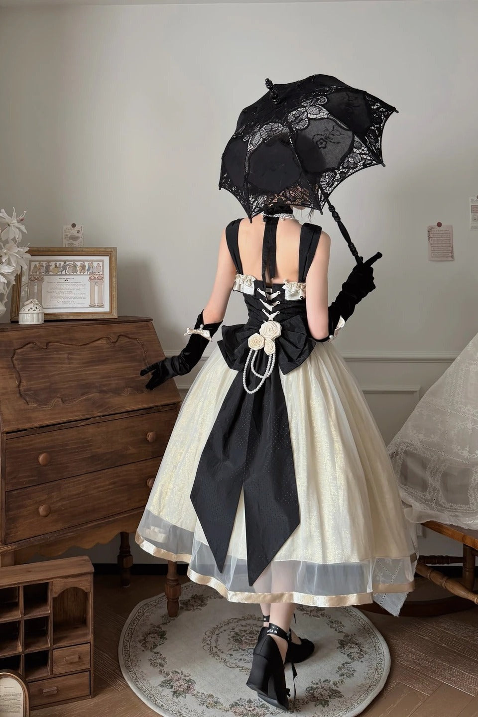 Paris Souvenir French Classic Corset Boned Lolita JSK Dress