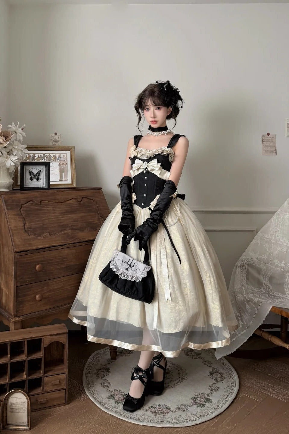 Paris Souvenir French Classic Corset Boned Lolita JSK Dress