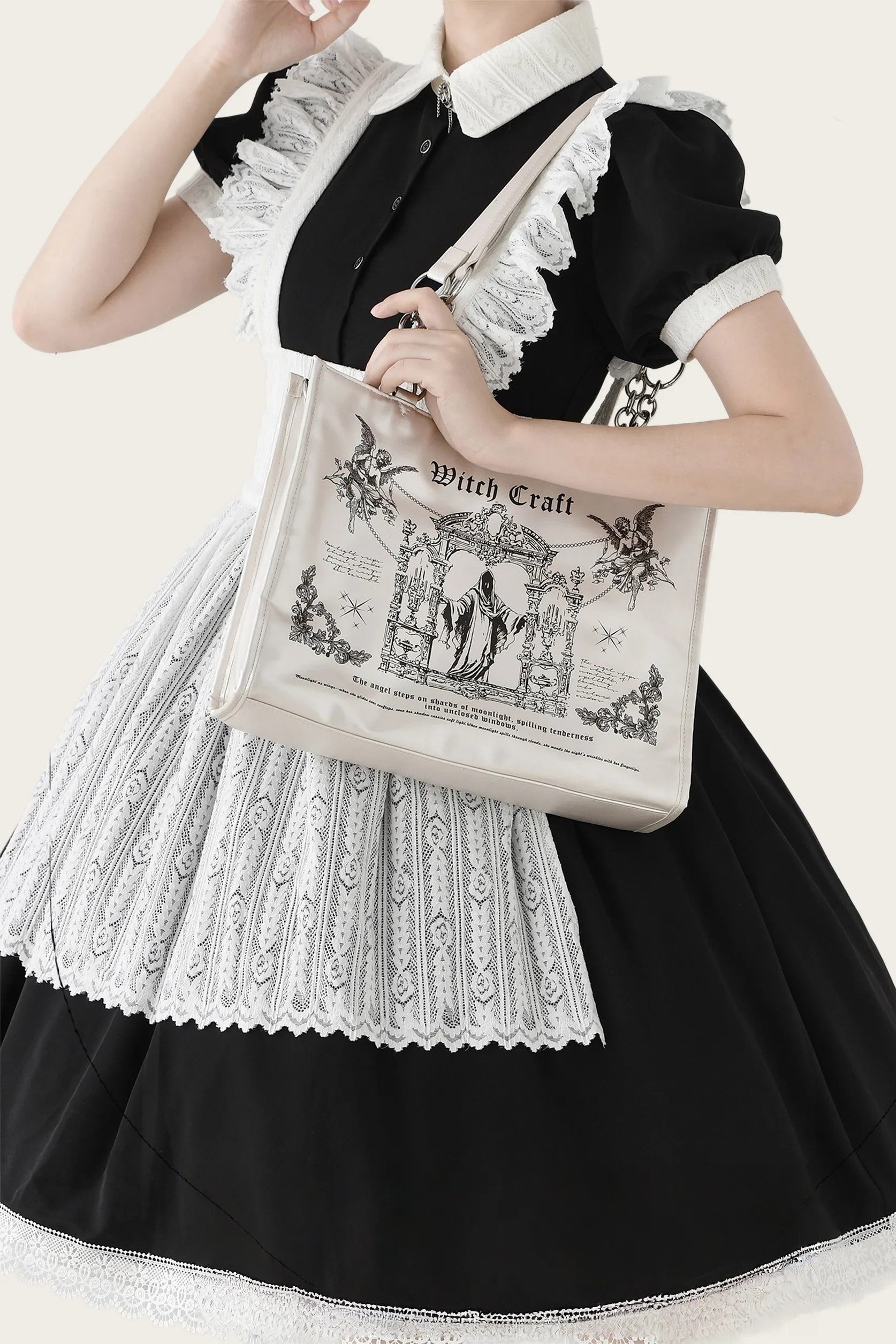Sacred Oath Large Printed Crossbody Ita Bag