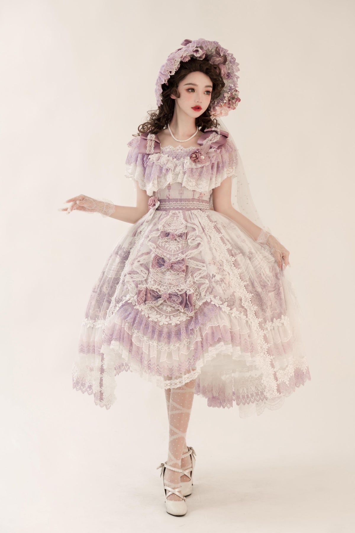 Key to the Secret Realm Lolita Gorgeous Classic Anniversary Pink Bridal Dress