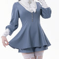 Lolita Harajuku Goth Puff Sleeve Set LR1009
