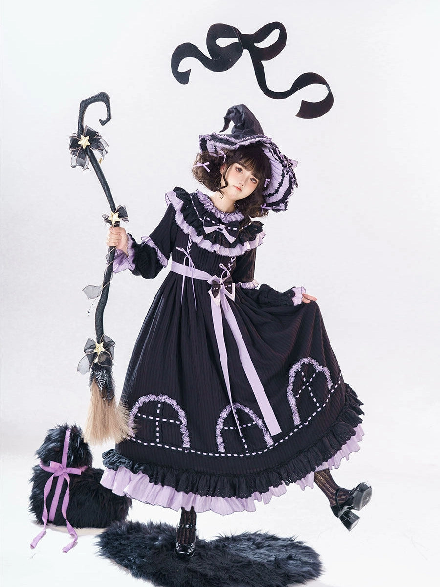 Witch Lilith Lolita Dark Gothic OP Dress