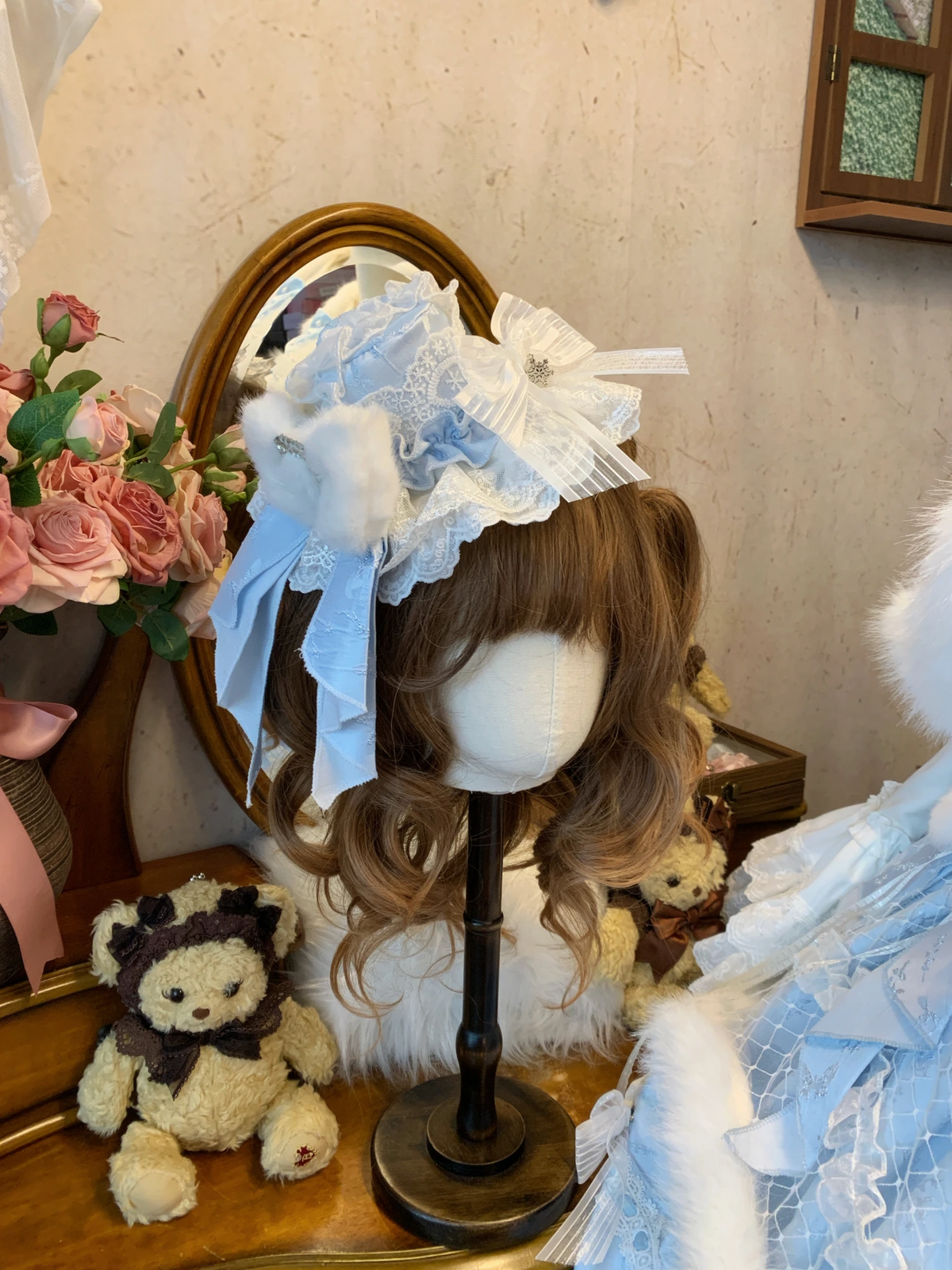 Snowfall Letter Lolita Autumn Winter Plush JSK Dress