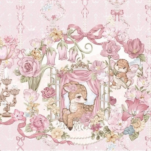 Pink Jacquard Print Sweet Classic Lolita JSK