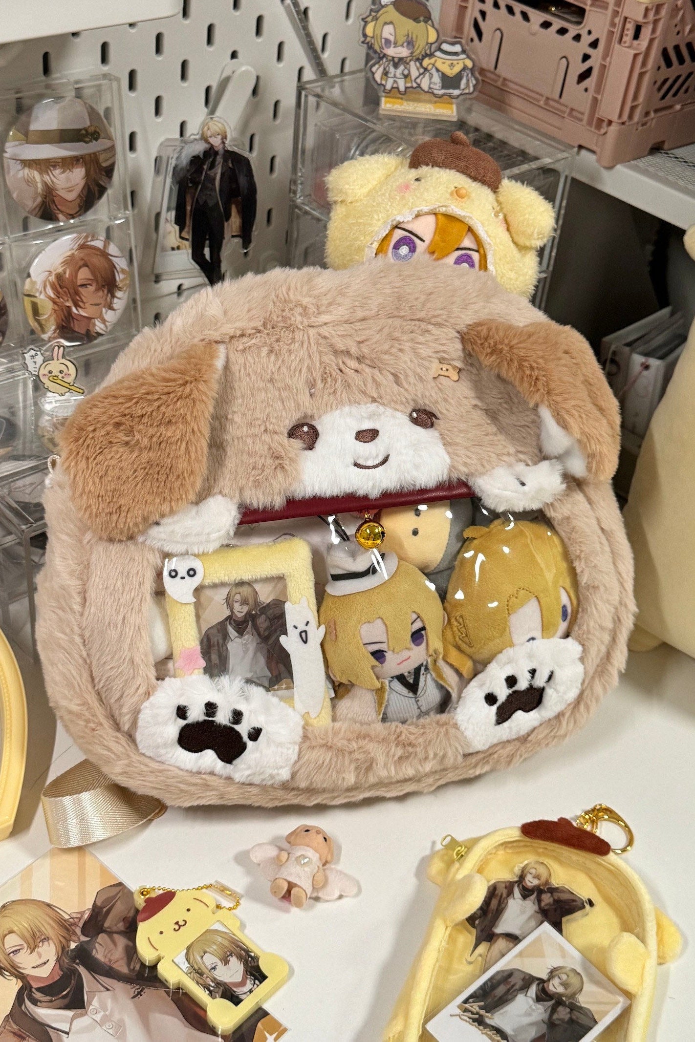 Golden Retriever Plush Cute Ita Bag