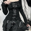 Gothic Halloween Slim-Fit Top LG1041