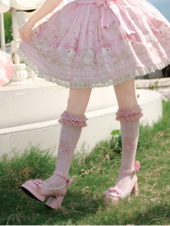 My Melody Collaboration Series Red & Pink Platform Shoes