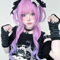 Long Magenta Purple Mixed Color Jellyfish Wig LE7022
