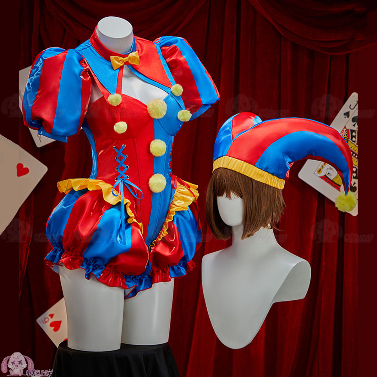 Amazing Digital Circus Pomni Fanart Halloween Clown Cosplay Costume