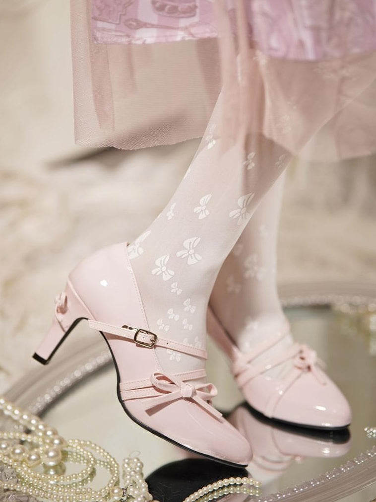 Lolita Elegant Sweet Pointed Toe Heels