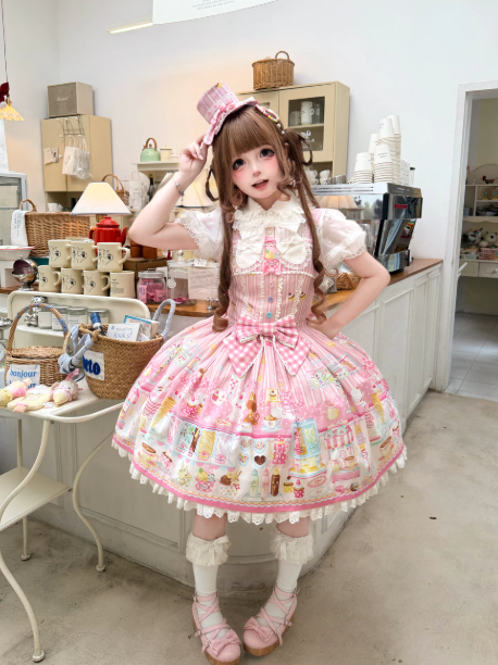 Summer Ice Cream Story Original Lolita Dress and Accessories