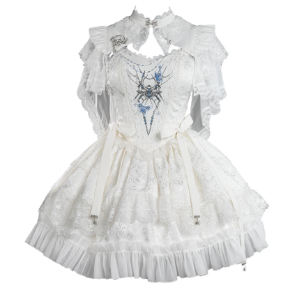 Lolita Punk Spider Dark Style Dress LG1055