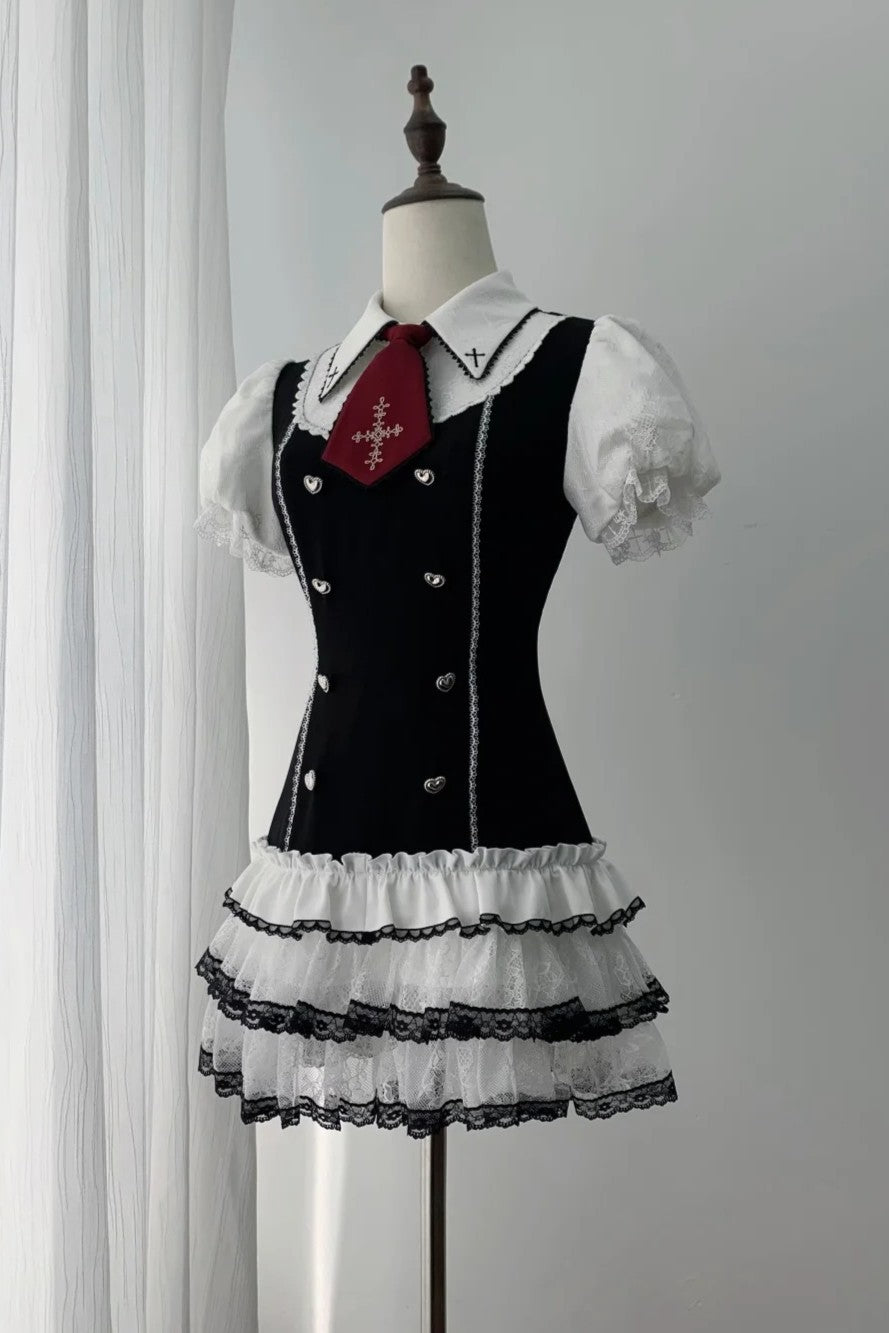 [Limited Edition: June 17] Starry Night Academy Jirai Kei  Preppy Set