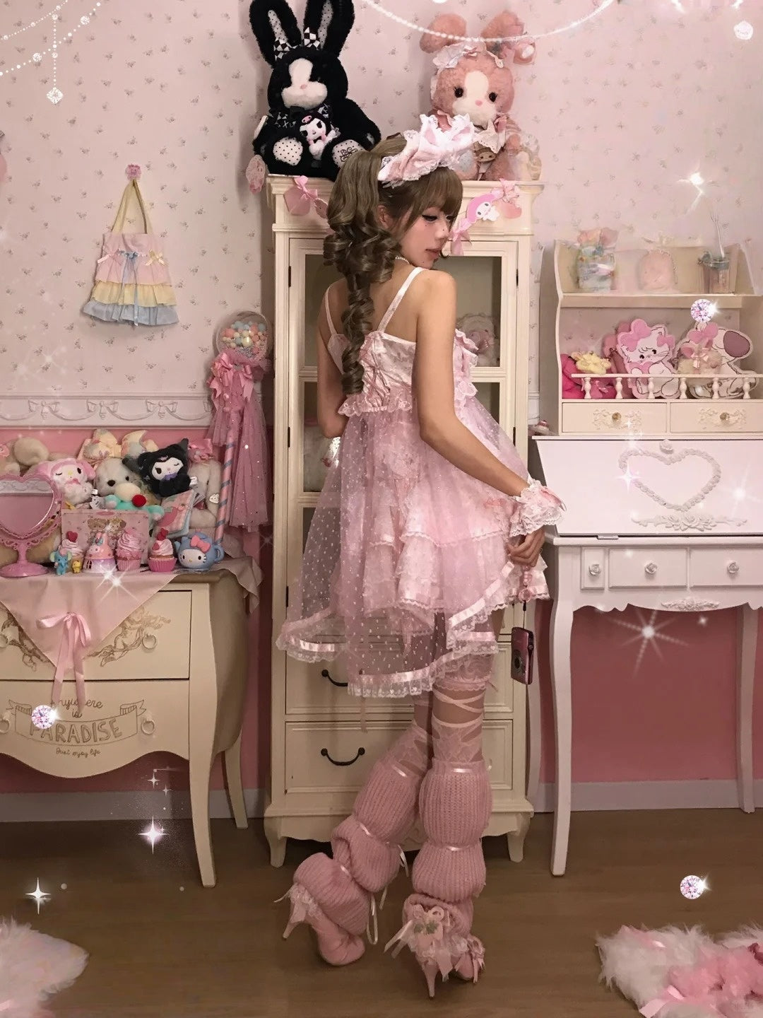 Princess Hot Girl Hime Style Cami & Skort Set