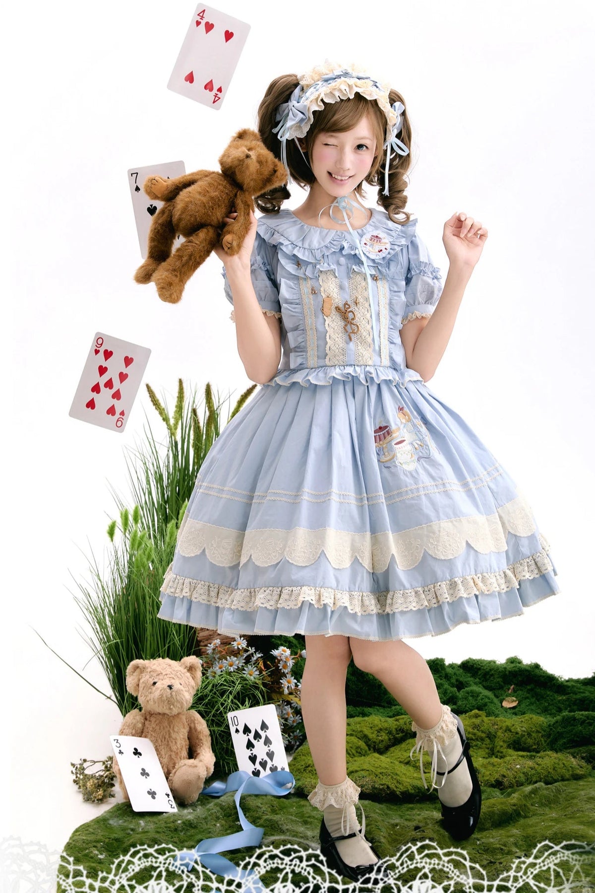 Finding Alice Lolita Original Cute Doll Style OP Dress