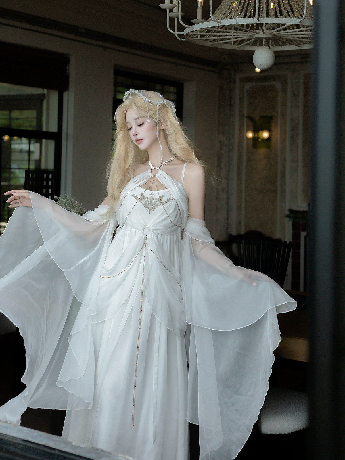 Leto's Oath Classic Lolita Empire Waist Dress Set