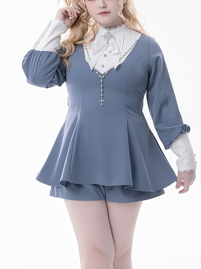 Lolita Harajuku Goth Puff Sleeve Set LR1009