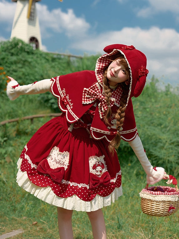 My Melody Collaboration Series Cape, Cardigan & JSK Set