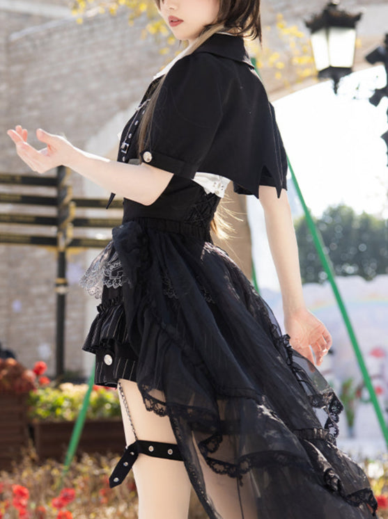 Lolita British Aesthetic Ouji Separate Outfit LO1006