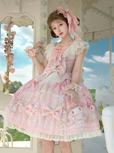 My Melody Collaboration Series Standard OP Dress