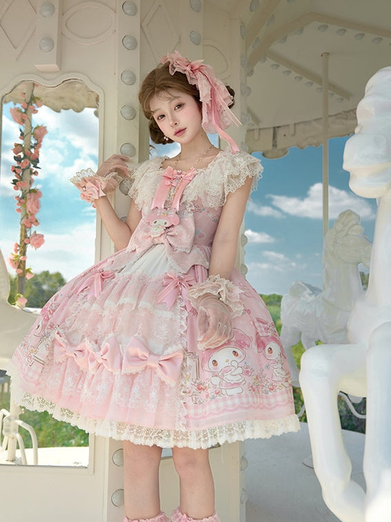My Melody Collaboration Series Open Front OP Dress
