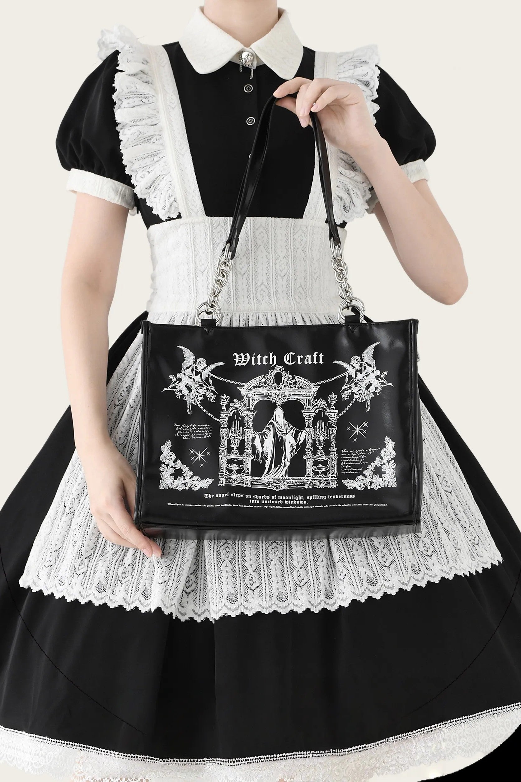 Sacred Oath Large Printed Crossbody Ita Bag
