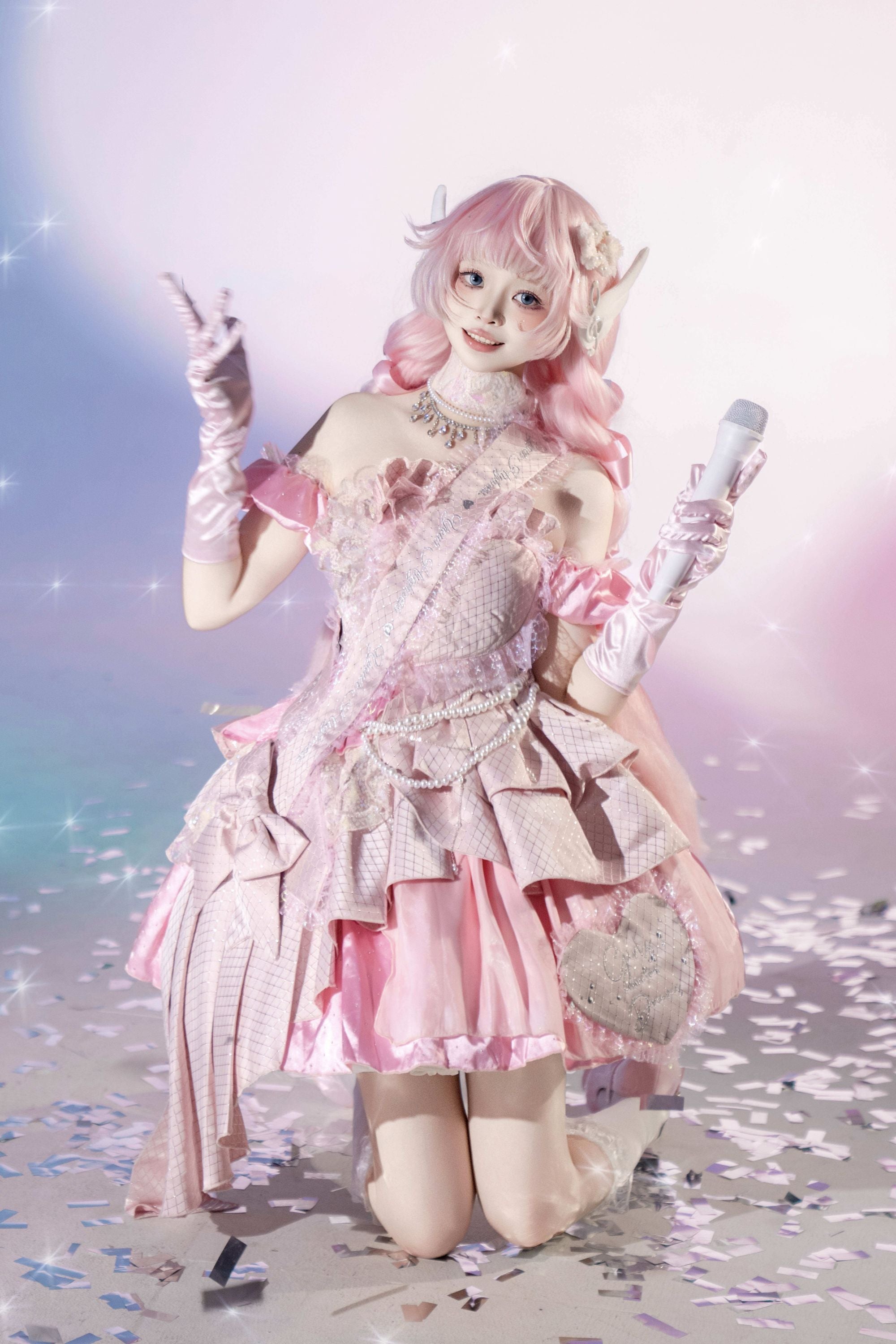 Starlight Project Lolita Idol Costume Outfit Set