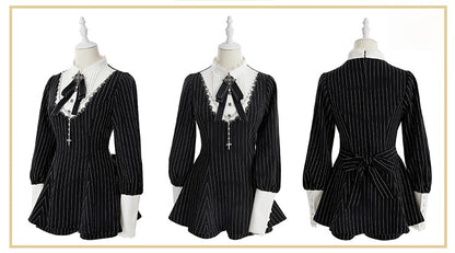 Lolita Harajuku Goth Puff Sleeve Set LR1009