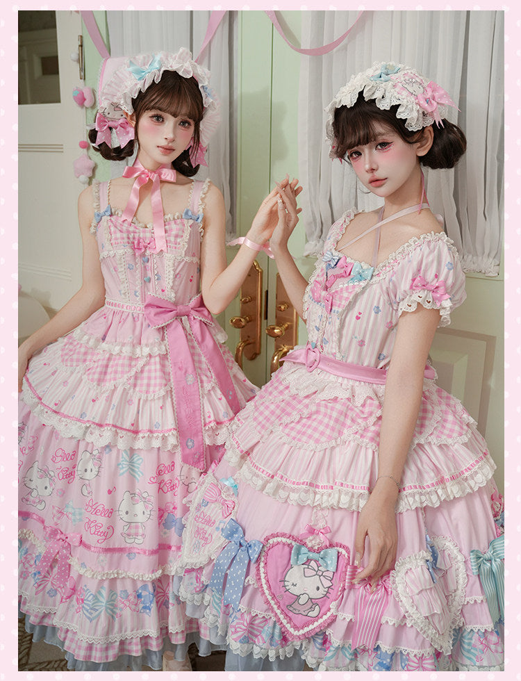 Hello Kitty Bow Theme Collaboration Series Lolita Accessories