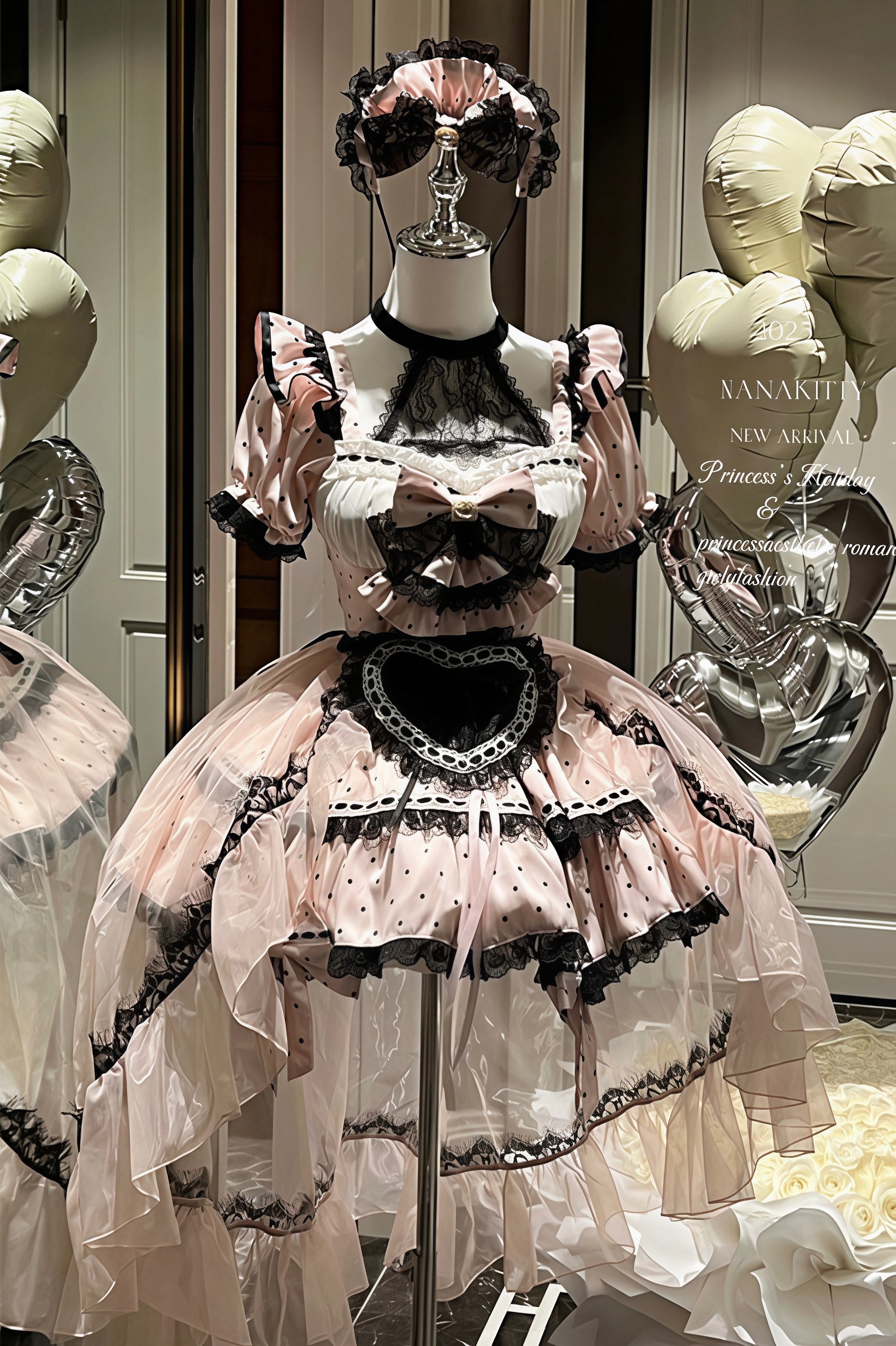 Maid Cute Sweet Soft Girl Party Dress