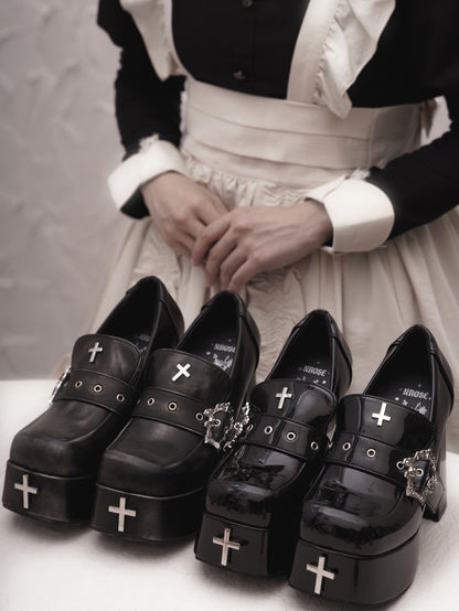 Lolita Gothic Platform Uniform Shoes