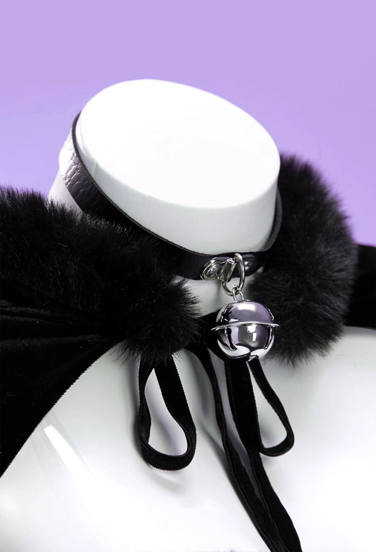 Witch Banquet Series Black Purple Velvet Cape Cosplay Costume