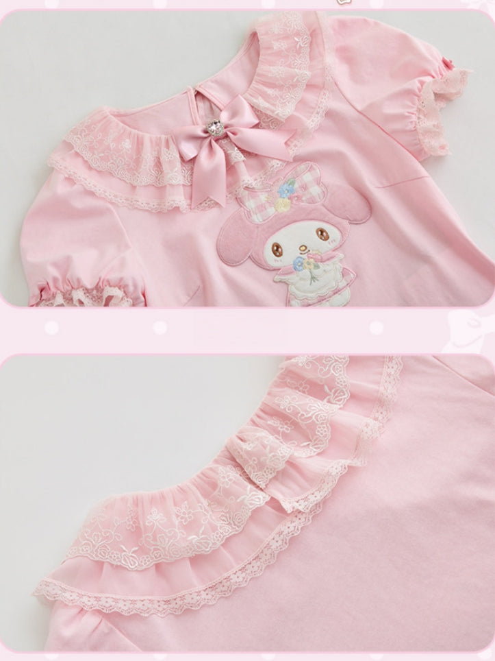 My Melody Collaboration Series SK Skirt & T-Shirt Set