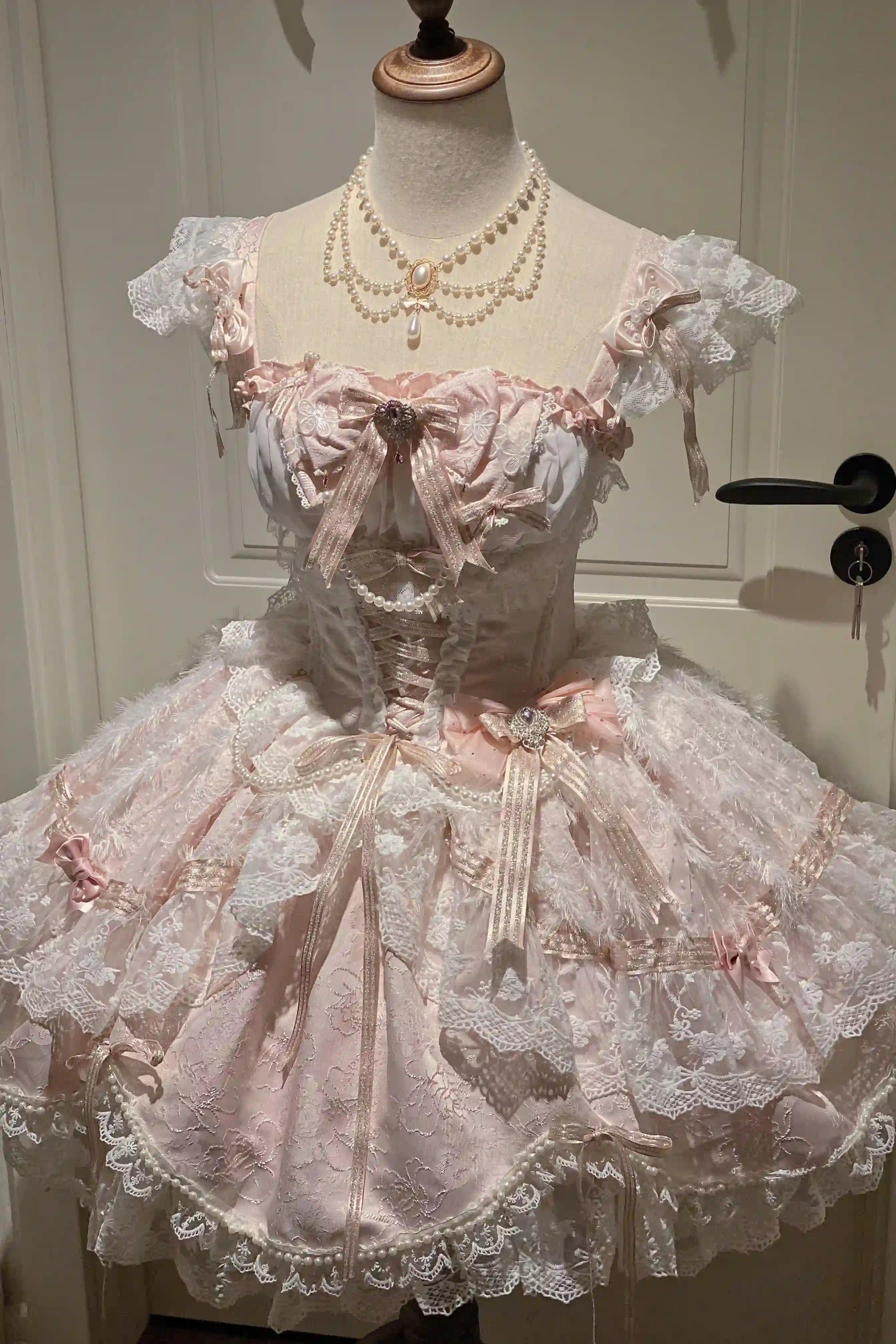 Anna's Ball Light Pink Classic Ballet Lolita JSK