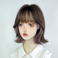 Short Pink Highlights  Ryousangata Wig LE7033