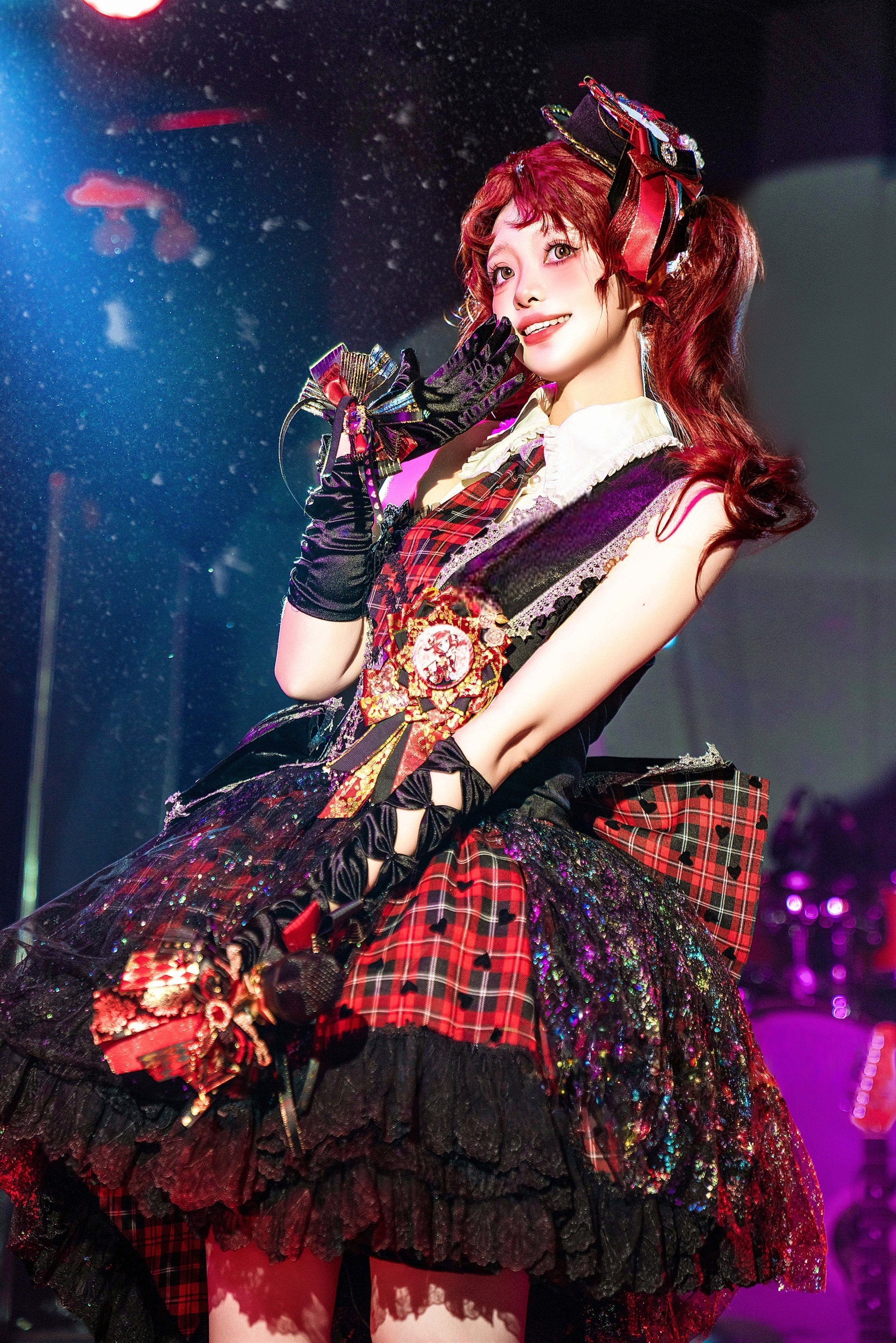 Shining Star Lolita Girl Group Idol Costume Outfit Set