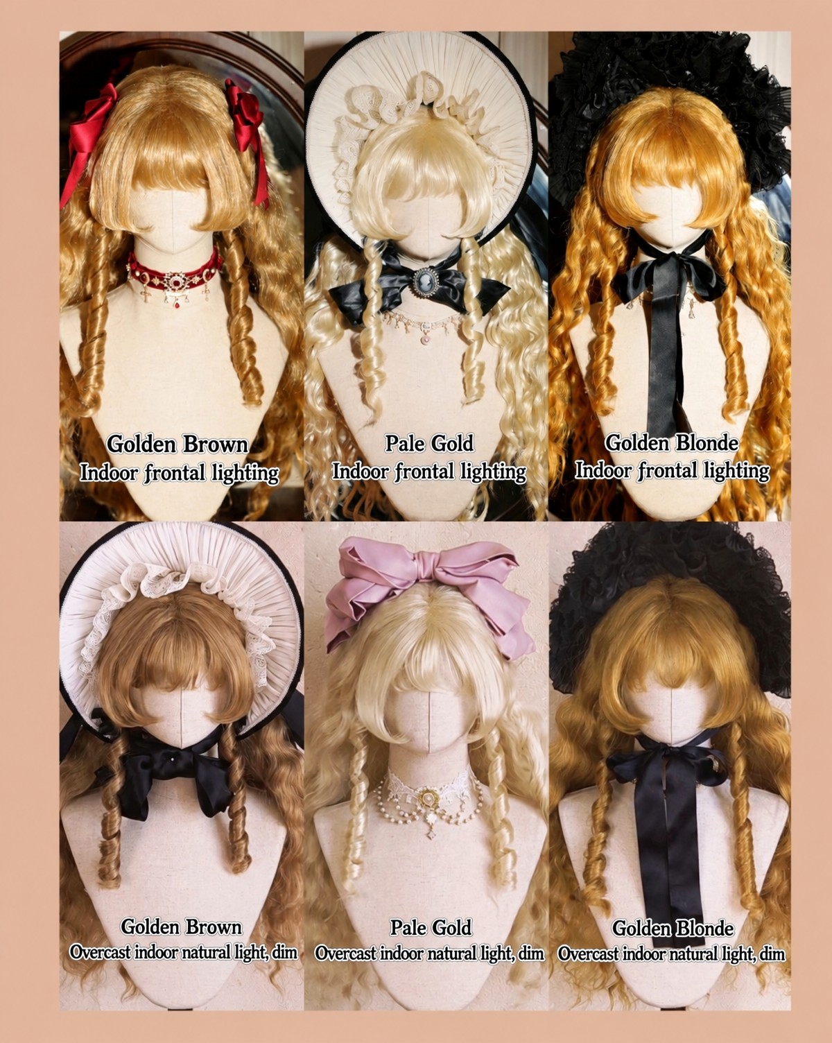 Fallen Heroine Lolita Finger Wave Instant Noodle Curly Wig