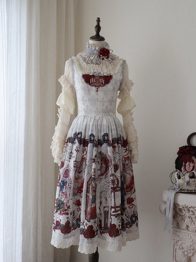 Sleeping Beauty Forest Fairy Tale Gothic Lolita JSK Dress
