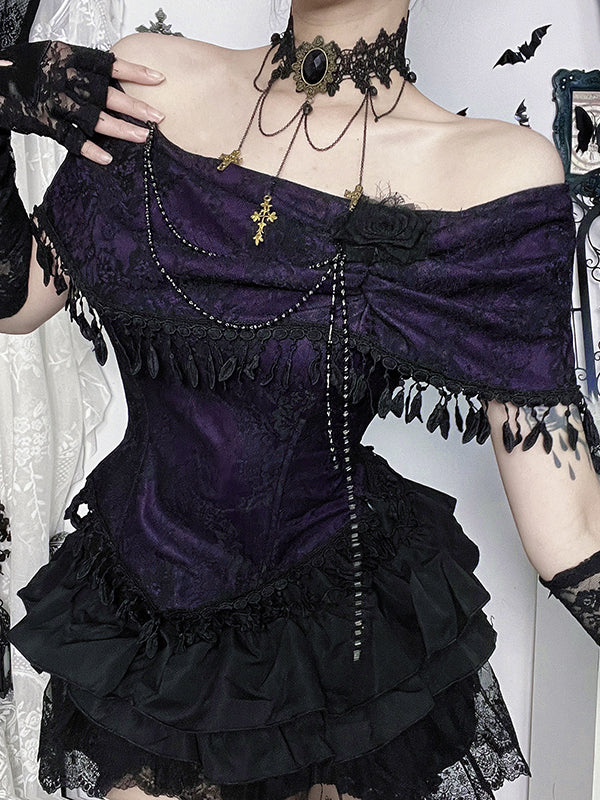 Gothic Halloween Duchess Outfit LG1042