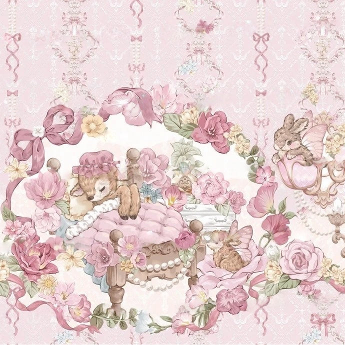 Pink Jacquard Print Sweet Classic Lolita JSK