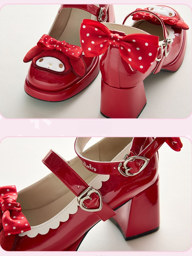 My Melody Collaboration Series Red & Pink Platform Shoes