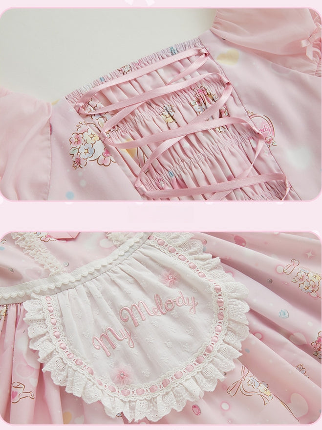 My Melody Collaboration Series Standard OP Dress