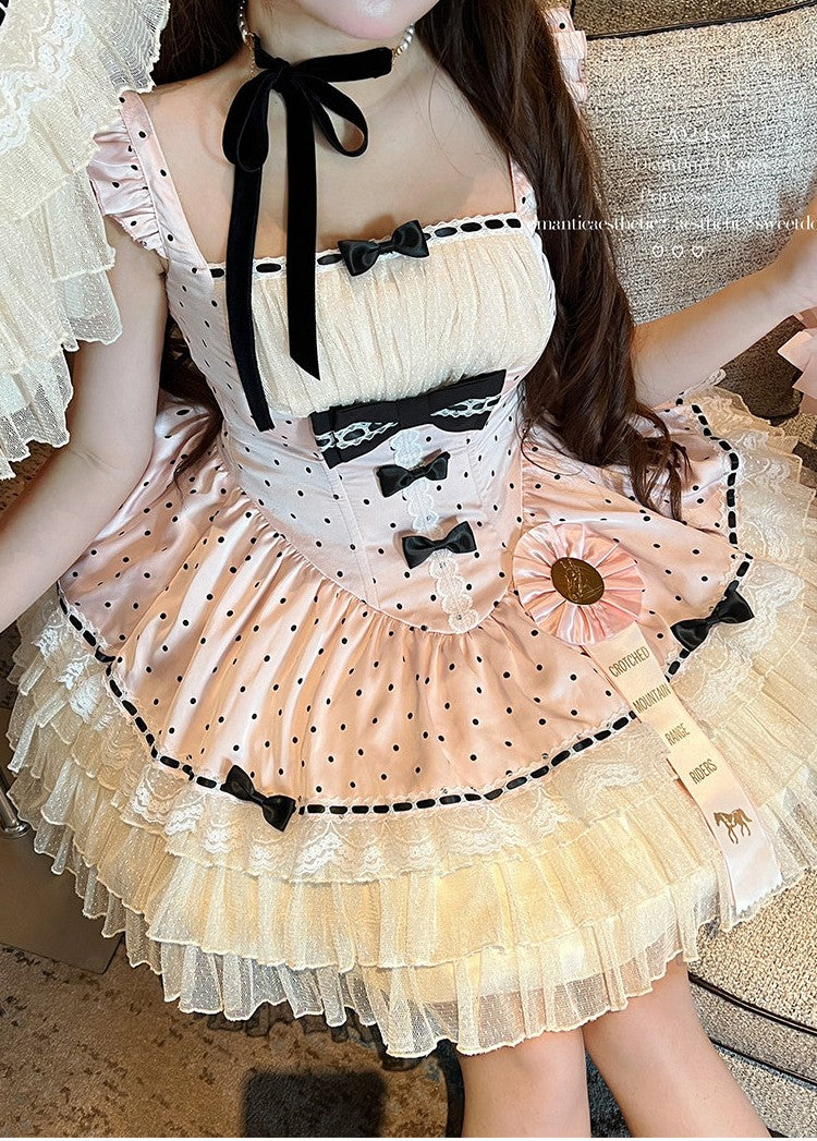 Love Houndstooth In‑Stock Sweet Maid‑Style Dress