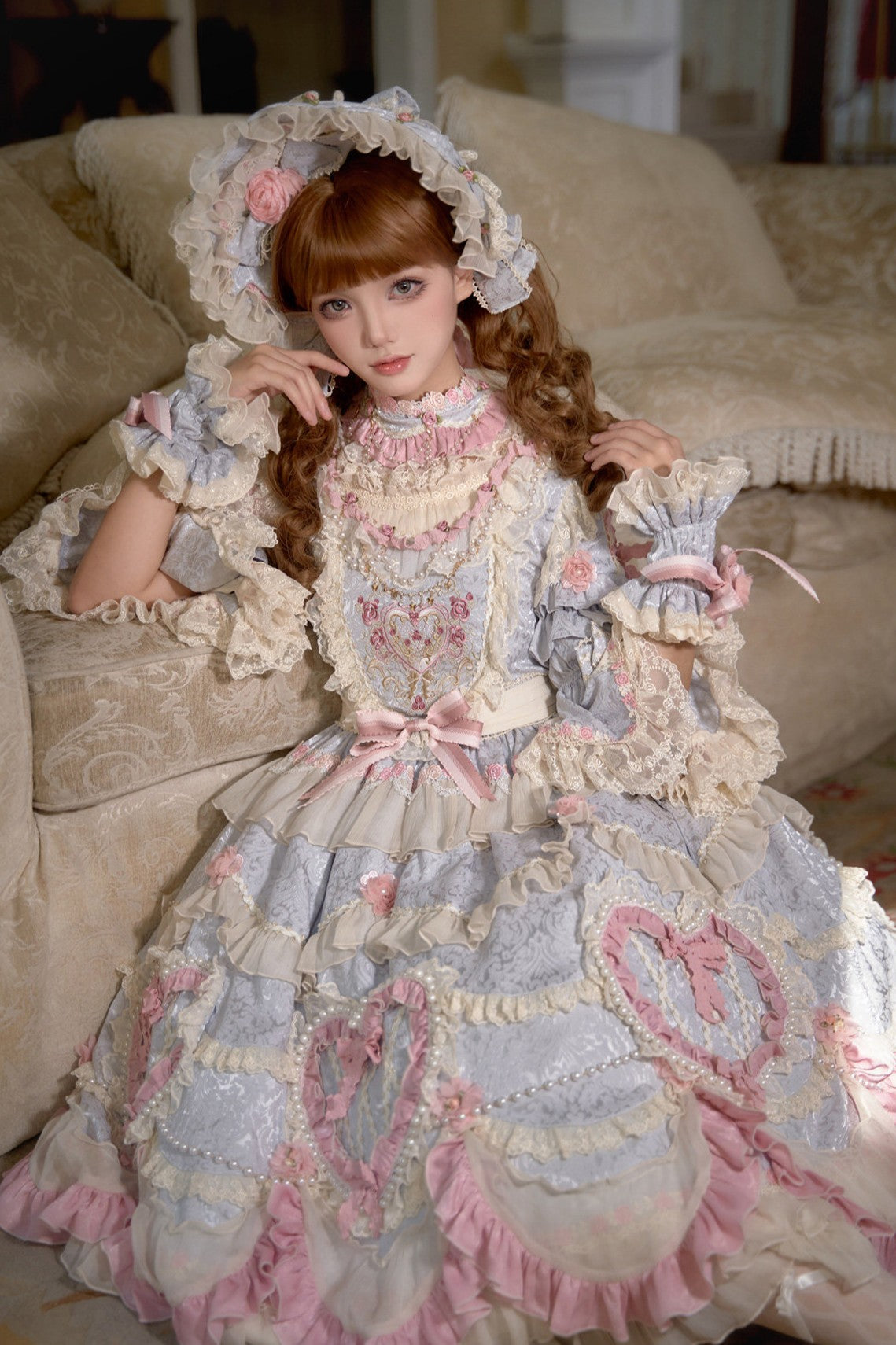 Galactic Symphony  Vintage Cake Lolita OP Dress