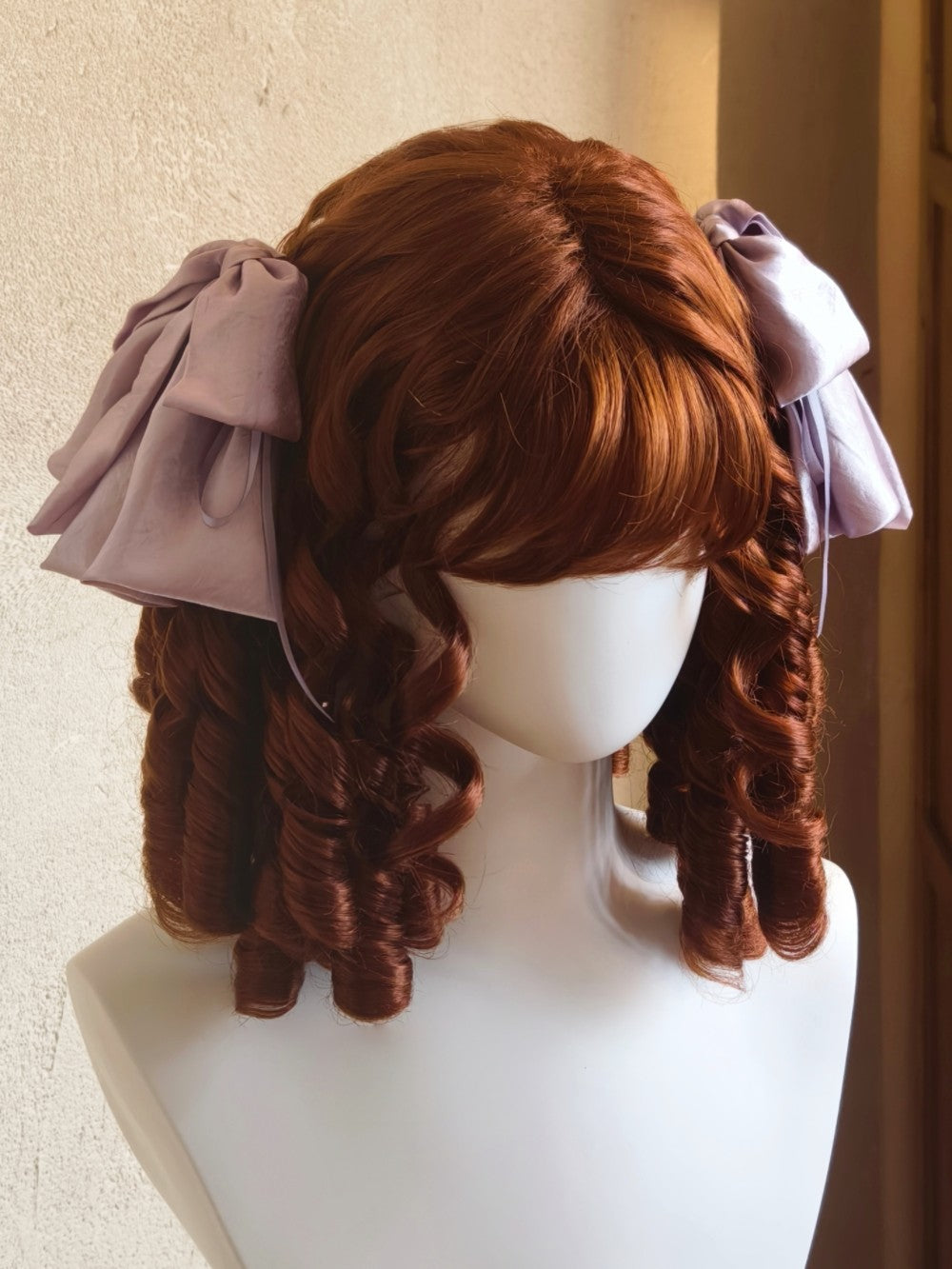 Lolita Short Sparkly Roman Curl Wig